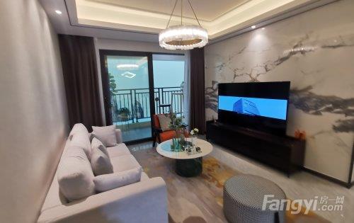 110户型实拍样板间，南北通透！全明户型！